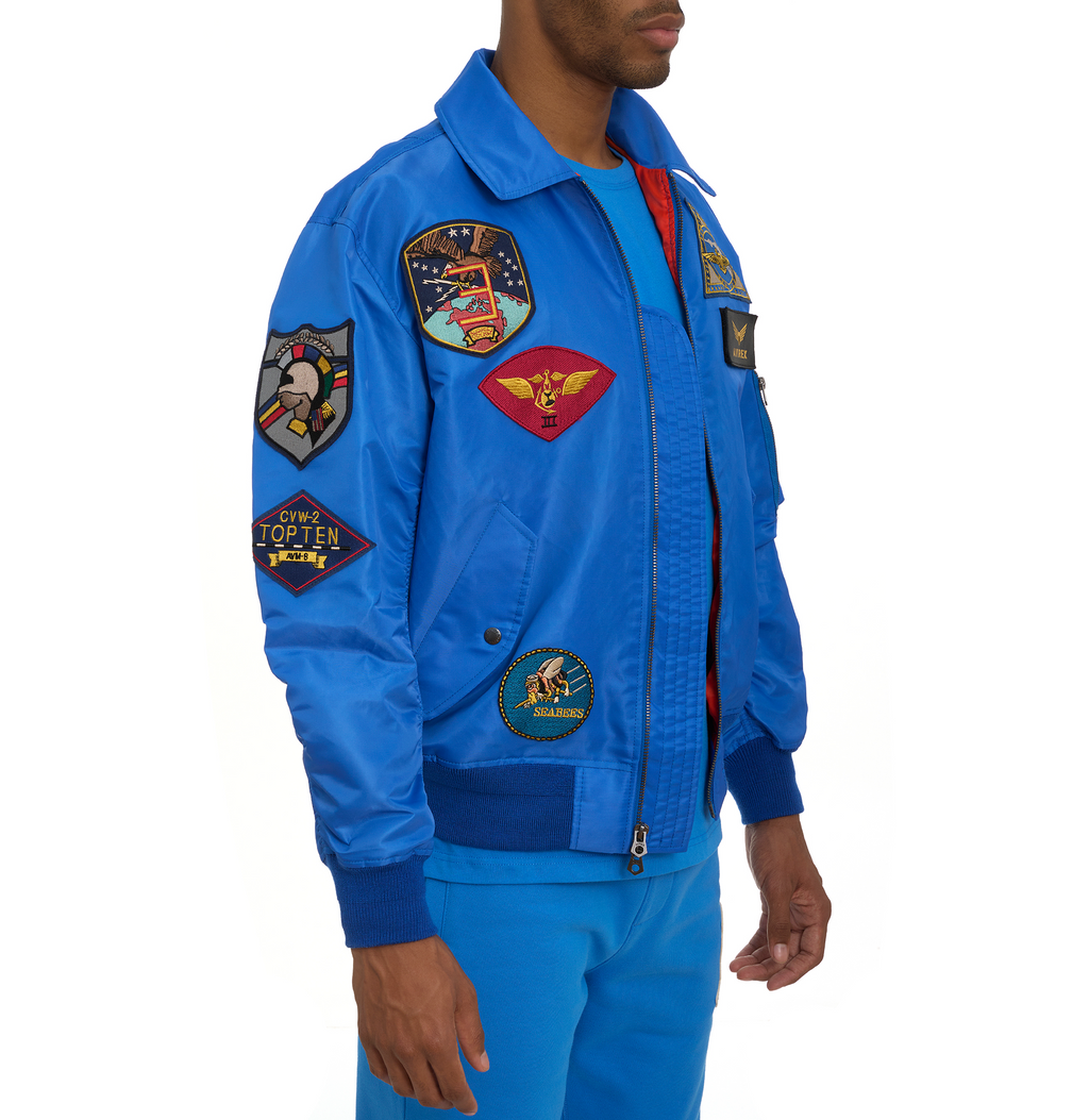CWU SATIN FLIGHT JACKET – Avirex