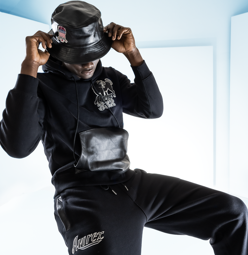 ICON LEATHER BUCKET HAT