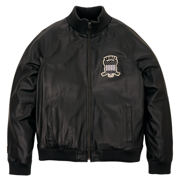 LEATHER TRACK JACKET