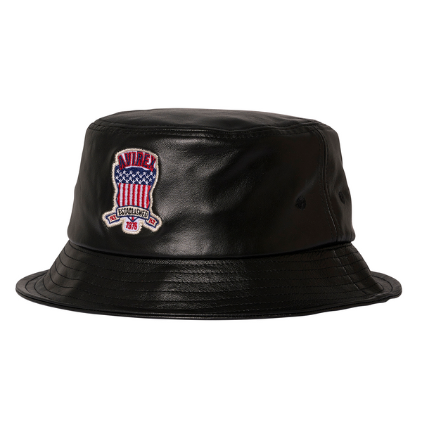 ICON LEATHER BUCKET HAT